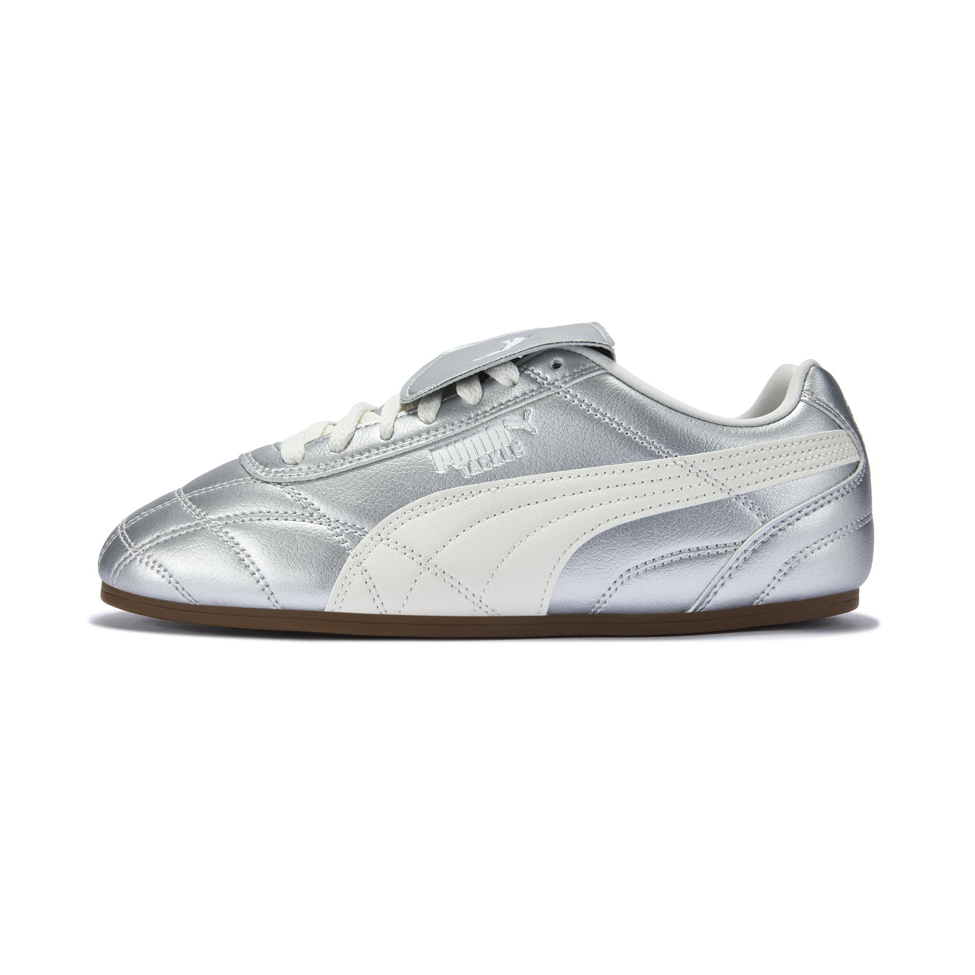 Puma Tackle Retro Leather Color Block Round Toe Thin Sole Unique Tongue Design Casual Shoes Unisex sneakers Silver White 409116-01 36
Puma Tackle Retro Leather Color Block Round Toe Thin Sole Unique Tongue Design Casual Shoes Unisex sneakers Silver White 409116-01 36