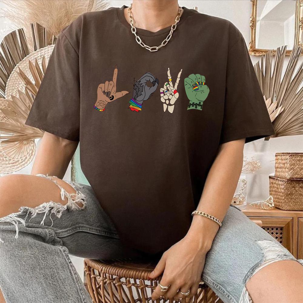 2025 Halloween Monster Love Tshirt LGBT Halloween Shirt Gay Hallo Vintage LGBTQ Pride Tees Unisex Short Sleeve Halloween Tops 4XL
2025 Halloween Monster Love Tshirt LGBT Halloween Shirt Gay Hallo Vintage LGBTQ Pride Tees Unisex Short Sleeve Halloween Tops 4XL