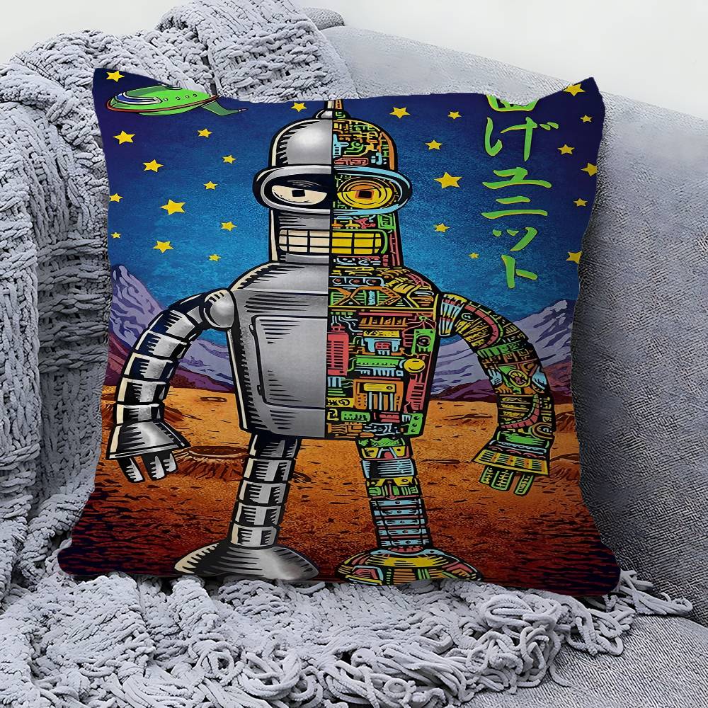 Cartoon F-Futurama B-Bender Pillowcase Toon Gift Cushion Cover Bedroom Home Sofa Chair Seat Decor Pillow Case 30cmx30cm
Cartoon F-Futurama B-Bender Pillowcase Toon Gift Cushion Cover Bedroom Home Sofa Chair Seat Decor Pillow Case 30cmx30cm