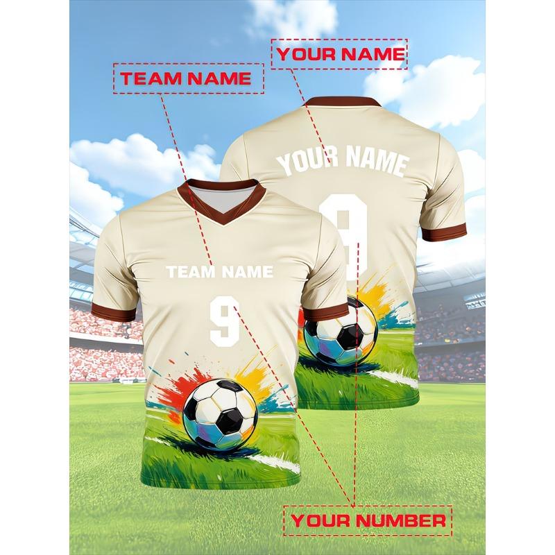 Soccer Jersey For Men s T-shirts V Neck Short Sleeve Sports Uniform Tops 6XL
Soccer Jersey For Men s T-shirts V Neck Short Sleeve Sports Uniform Tops 6XL