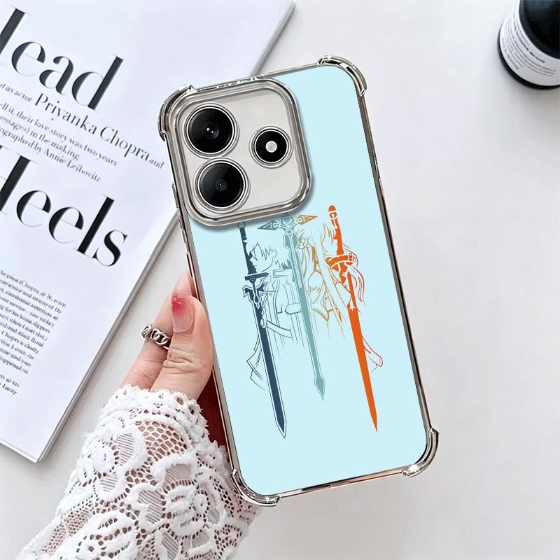 Чехол для телефона с покрытием в стиле аниме Sword Art Online для Xiaomi Redmi Note 14 15 Pro Plus 13 12 11 11S 11T 10 9S 9 5G Противоударный с Airbag Redmi Note 15 Pro 4G
Чехол для телефона с покрытием в стиле аниме Sword Art Online для Xiaomi Redmi Note 14 15 Pro Plus 13 12 11 11S 11T 10 9S 9 5G Противоударный с Airbag Redmi Note 15 Pro 4G