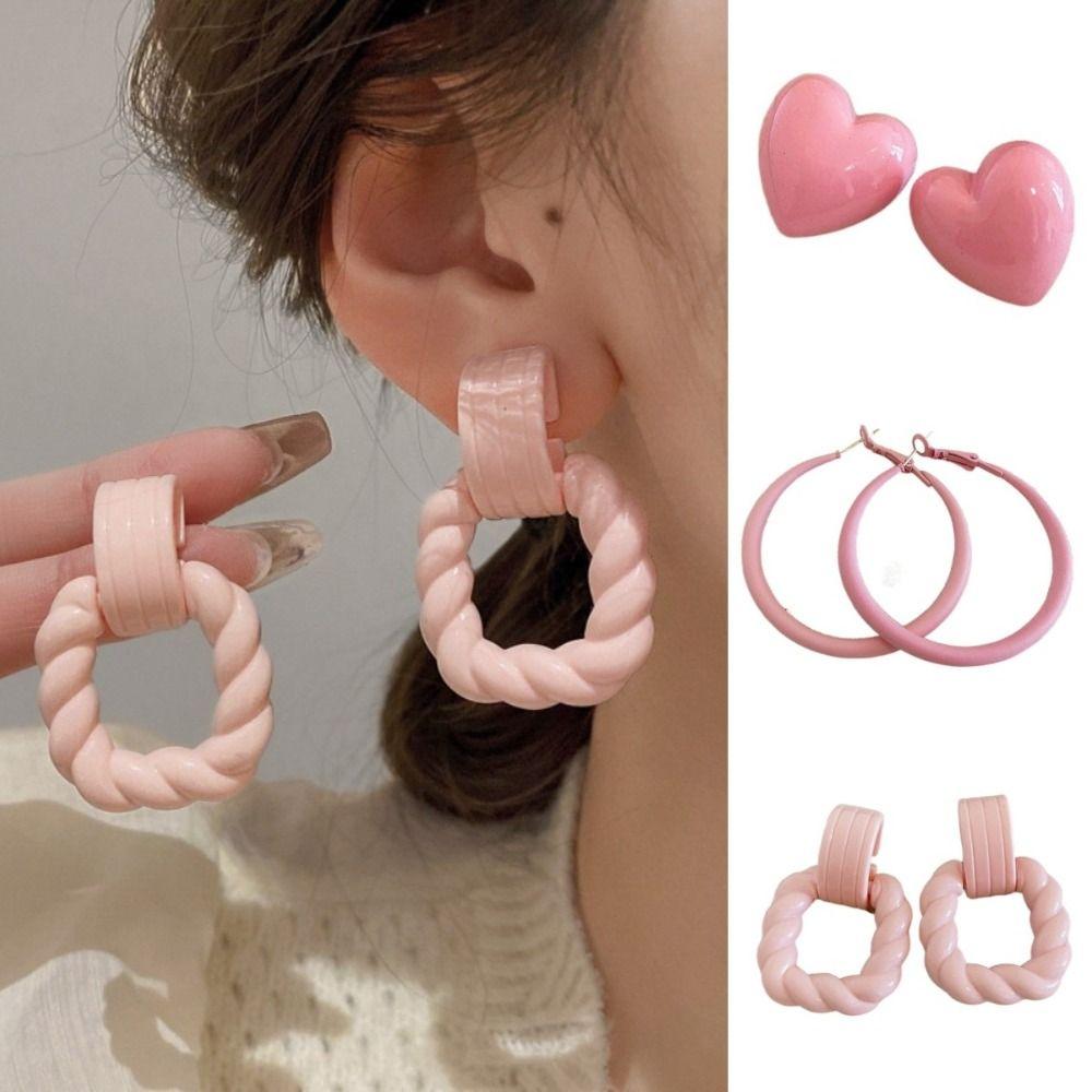 Серьги-капли Sweet Love Heart, розовые темпераментные квадратные серьги, простые розовые серьги-кольца для женщин square
Серьги-капли Sweet Love Heart, розовые темпераментные квадратные серьги, простые розовые серьги-кольца для женщин square