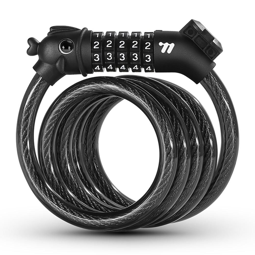 WEST BIKING 0705108B0000 Cartoon Fish Head 1.2m 5-Digit Combination Lock Anti-Theft Steel Cable Bike Lock A
WEST BIKING 0705108B0000 Cartoon Fish Head 1.2m 5-Digit Combination Lock Anti-Theft Steel Cable Bike Lock A