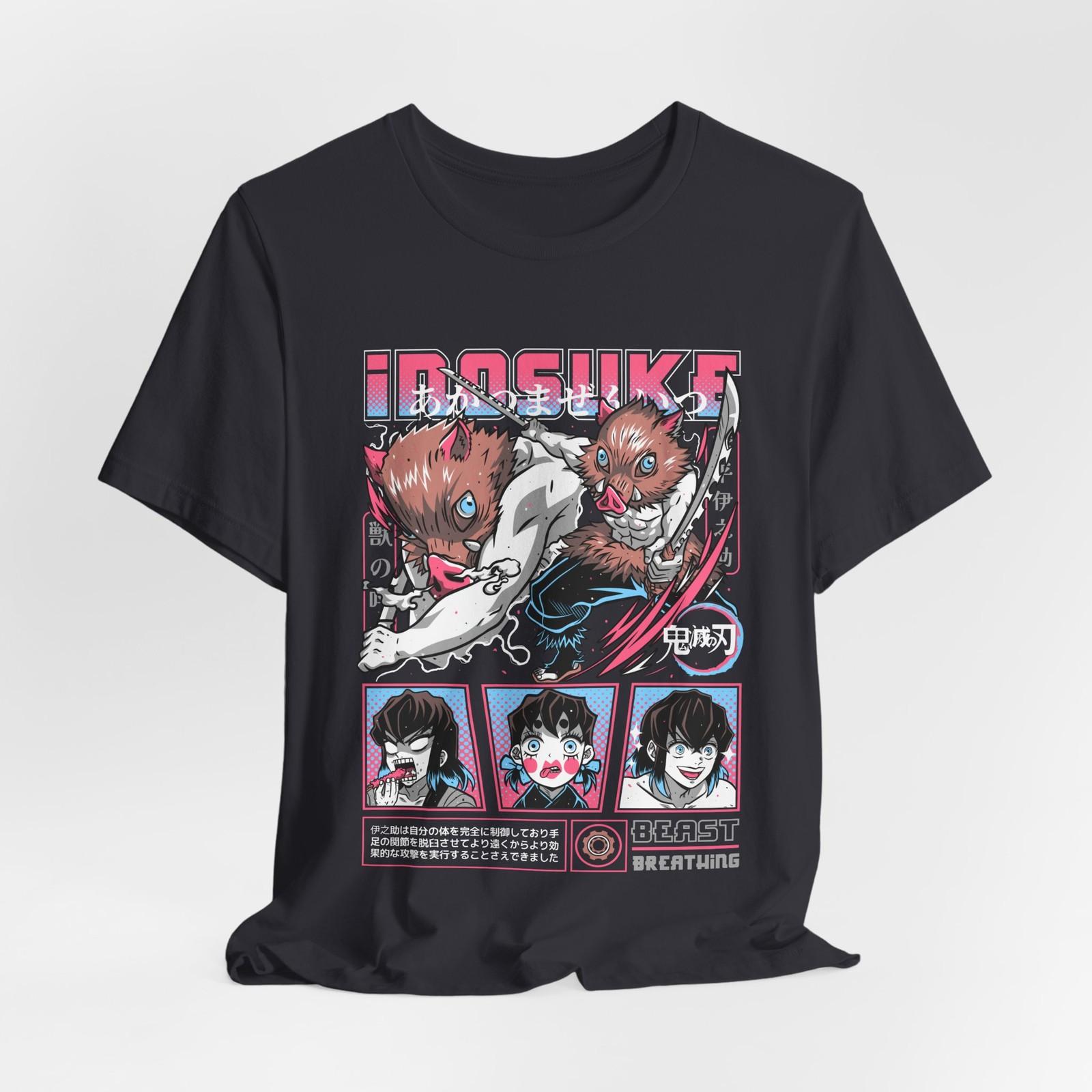 Inosuke Graphic T-Shirt Mens Womens Tees Top Tee Tops - Unisex Jersey Short Sleeve Shirt, Demon Slayer Anime 3XL
Inosuke Graphic T-Shirt Mens Womens Tees Top Tee Tops - Unisex Jersey Short Sleeve Shirt, Demon Slayer Anime 3XL