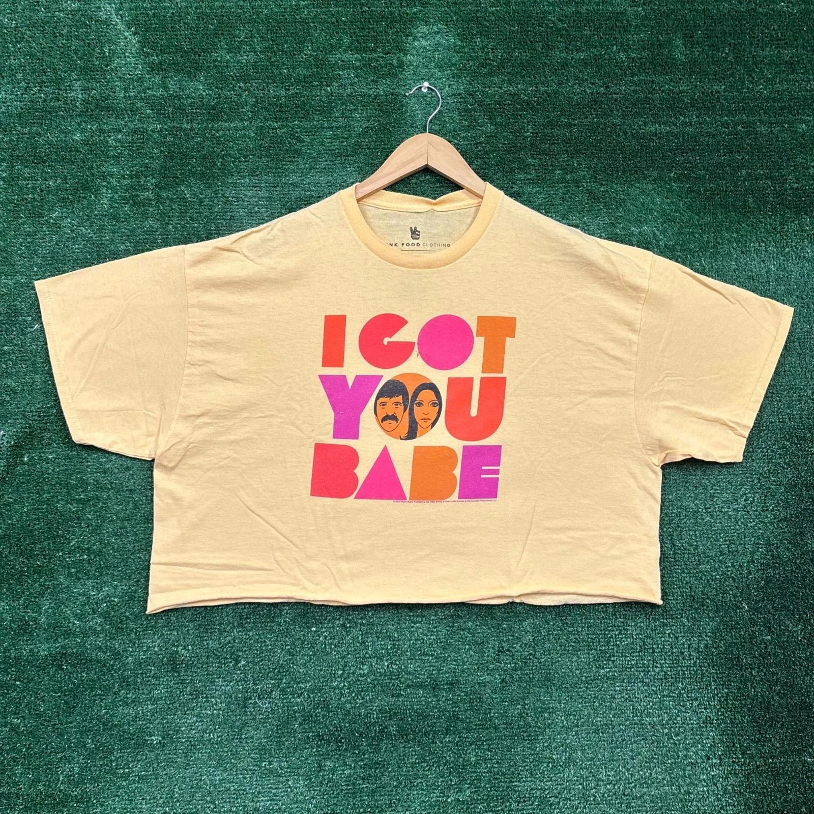 Sonny & Cher I Got You Babe Укороченный Оверсайз Топ Размер Extra Large M
Sonny & Cher I Got You Babe Укороченный Оверсайз Топ Размер Extra Large M