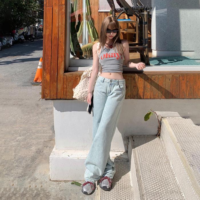 Women s American Low-Rise Light Blue Wide-Leg Jeans - Spring 2025 Straight-Leg Slimming, Floor-Length Style Extra Small
Women s American Low-Rise Light Blue Wide-Leg Jeans - Spring 2025 Straight-Leg Slimming, Floor-Length Style Extra Small