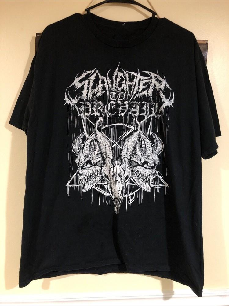 Retro Slaughter To Prevail Black Cotton Unisex All size S5XL Shirt MI235 Unisex T-Shirt S
Retro Slaughter To Prevail Black Cotton Unisex All size S5XL Shirt MI235 Unisex T-Shirt S
