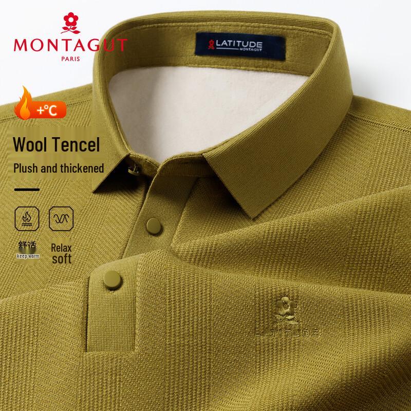 Montagut Men s Lamb Wool Tencel Blend Long Sleeve Polo Shirt 52
Montagut Men s Lamb Wool Tencel Blend Long Sleeve Polo Shirt 52
