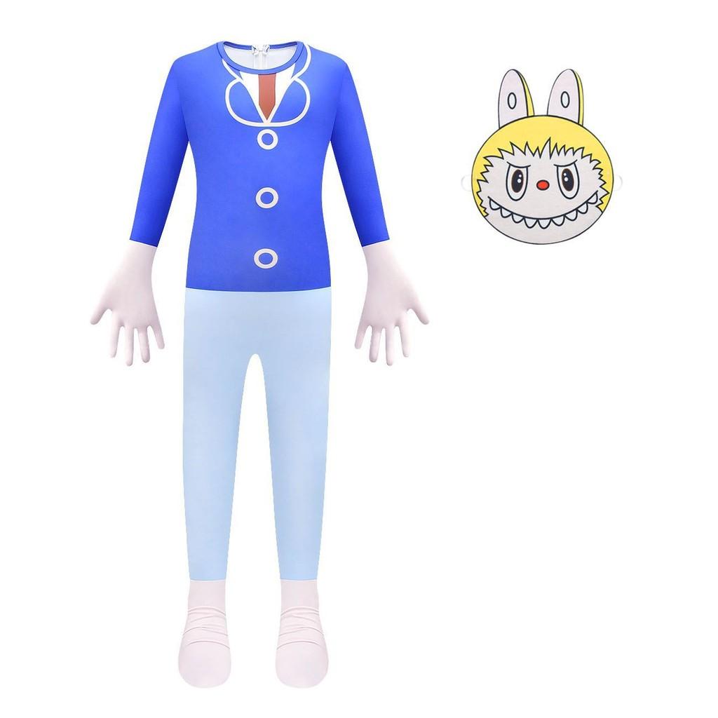 Kids Boys Girls Anime Cartoon Elf Monster Long Sleeves Jumpsuit Mask Set Halloween Cosplay Costumes 150cm
Kids Boys Girls Anime Cartoon Elf Monster Long Sleeves Jumpsuit Mask Set Halloween Cosplay Costumes 150cm