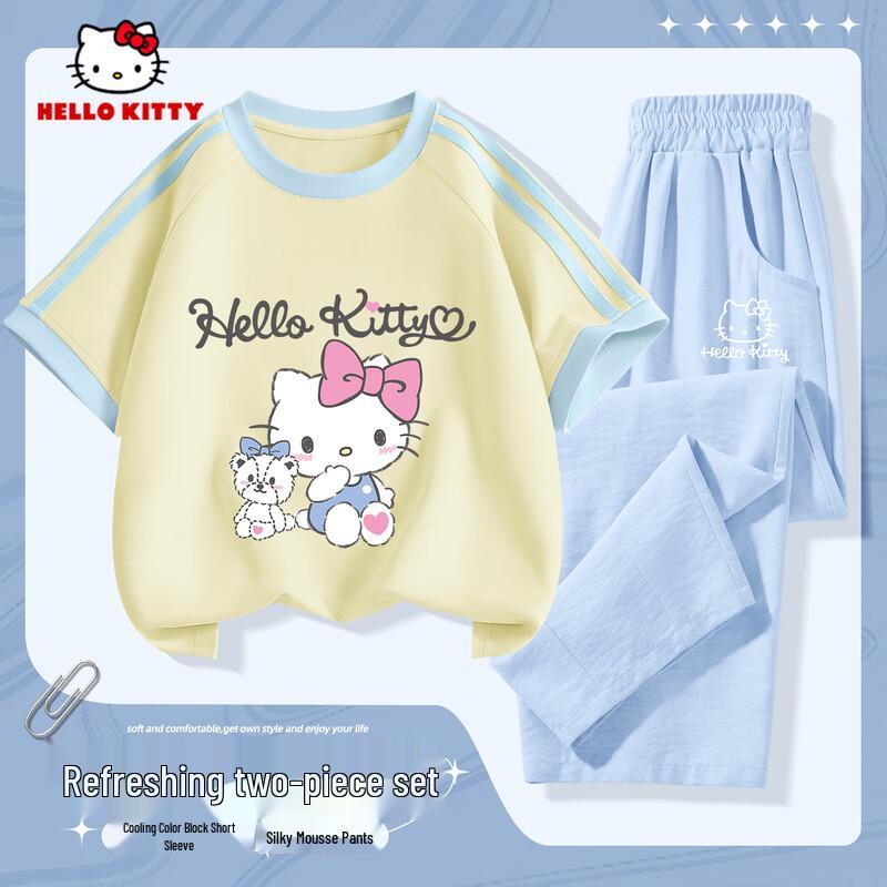 Hello Kitty Girls Summer Casual T-Shirt & Pants Set 110
Hello Kitty Girls Summer Casual T-Shirt & Pants Set 110