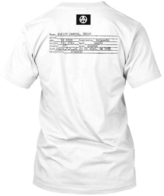 Pedro Albizu Campos T shirt Made in the USA Size S to 5XL 4XL
Pedro Albizu Campos T shirt Made in the USA Size S to 5XL 4XL