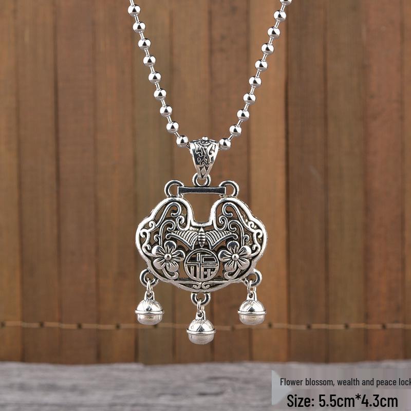 Этническое длинное ожерелье East Butterfly - Ретро кулон в виде замка долголетия и цепочка из круглых бусин для мужчин и женщин
Этническое длинное ожерелье East Butterfly - Ретро кулон в виде замка долголетия и цепочка из круглых бусин для мужчин и женщин