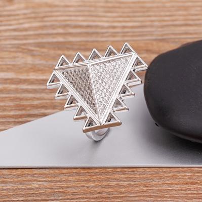 Nidin New Arrival Vintage Egypt Pyramid Gold Plated Zircon Ring Punk Style Triangle Opening Adjustable Party Jewelry Gifts срібний
Nidin New Arrival Vintage Egypt Pyramid Gold Plated Zircon Ring Punk Style Triangle Opening Adjustable Party Jewelry Gifts срібний