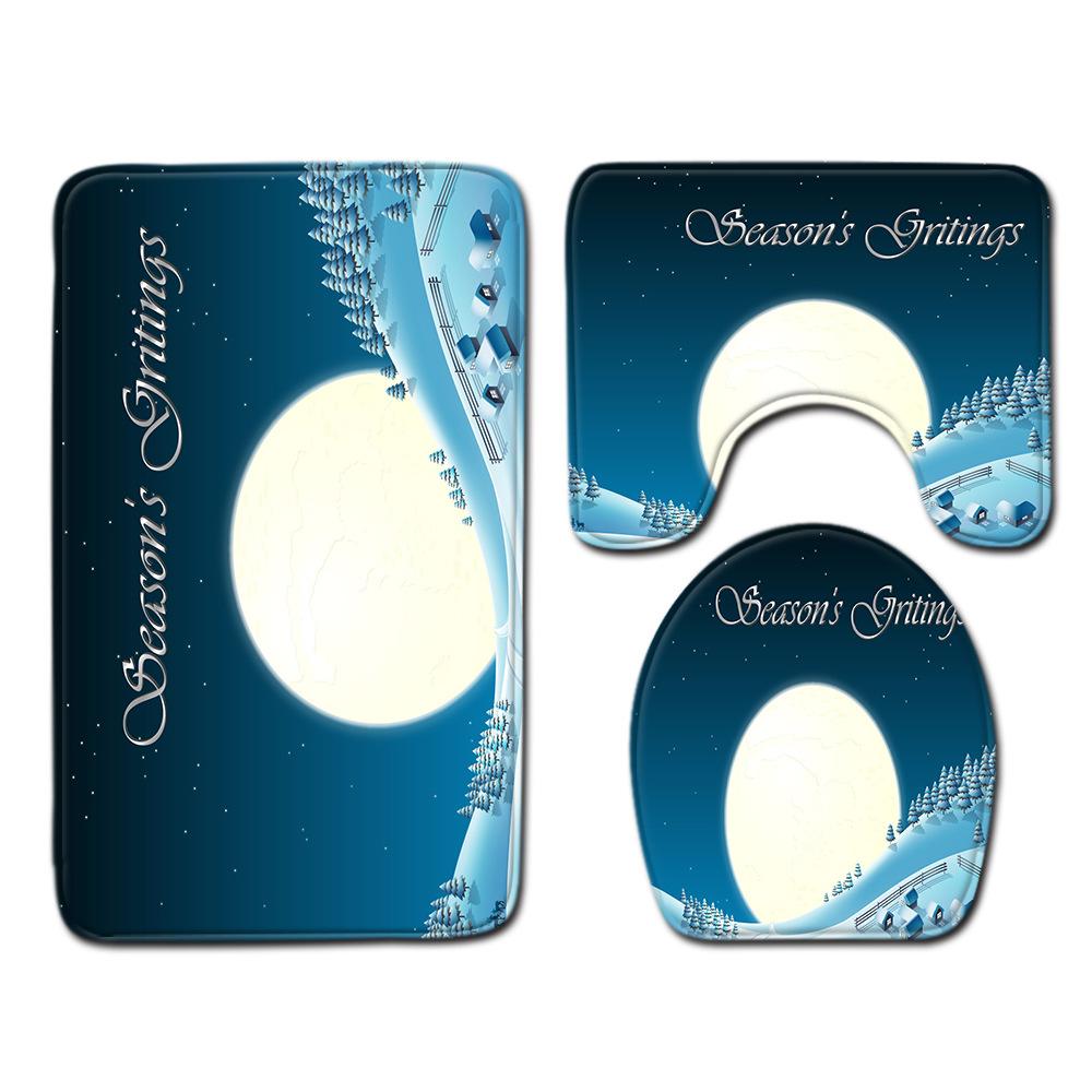 Christmas Bathroom Floor Mat Toilet Three-Piece Set 45cmx75cm
Christmas Bathroom Floor Mat Toilet Three-Piece Set 45cmx75cm