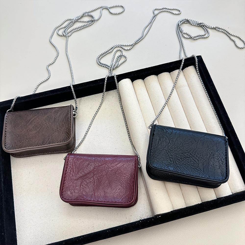 Korean Style Single Shoulder Bag Retro Lipstick Storage Bag Creative Mini Crossbody Bag Girls чорний
Korean Style Single Shoulder Bag Retro Lipstick Storage Bag Creative Mini Crossbody Bag Girls чорний