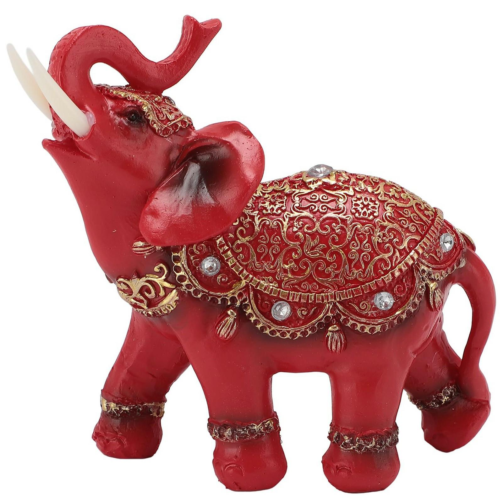 Fortune Lucky Elephant Statue Resin Craft Home Porch Office Desktop Feng Shui Ornament, Size L B
Fortune Lucky Elephant Statue Resin Craft Home Porch Office Desktop Feng Shui Ornament, Size L B
