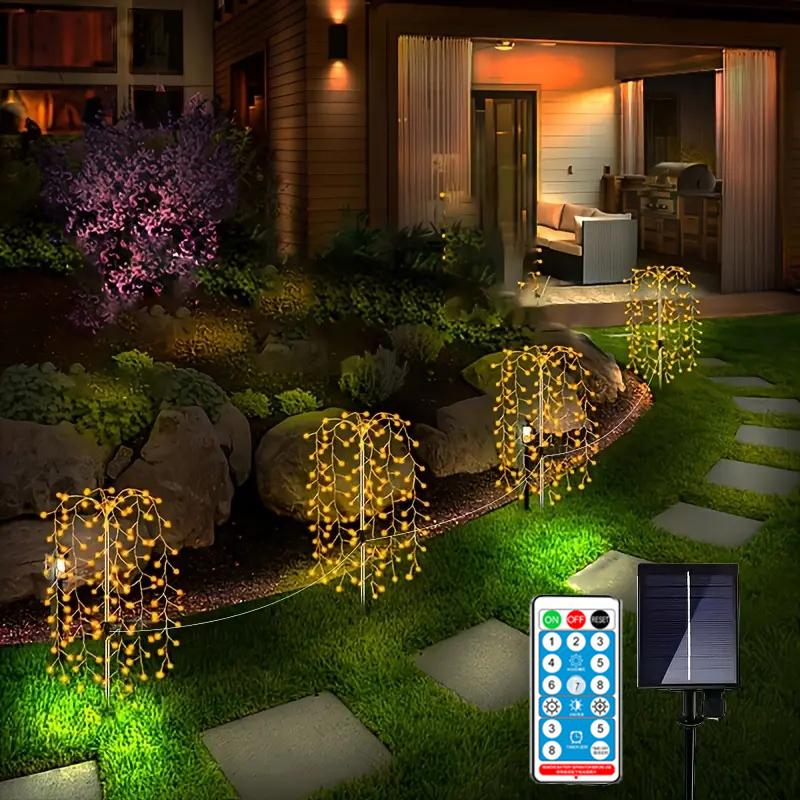 4 упаковки солнечных лампочек светодиодные феи-фейерверки дорожные огни уличные водонепроницаемые садовые газонные лампы на солнечной энергии для двора балкона патио теплый белый
4 упаковки солнечных лампочек светодиодные феи-фейерверки дорожные огни уличные водонепроницаемые садовые газонные лампы на солнечной энергии для двора балкона патио теплый белый