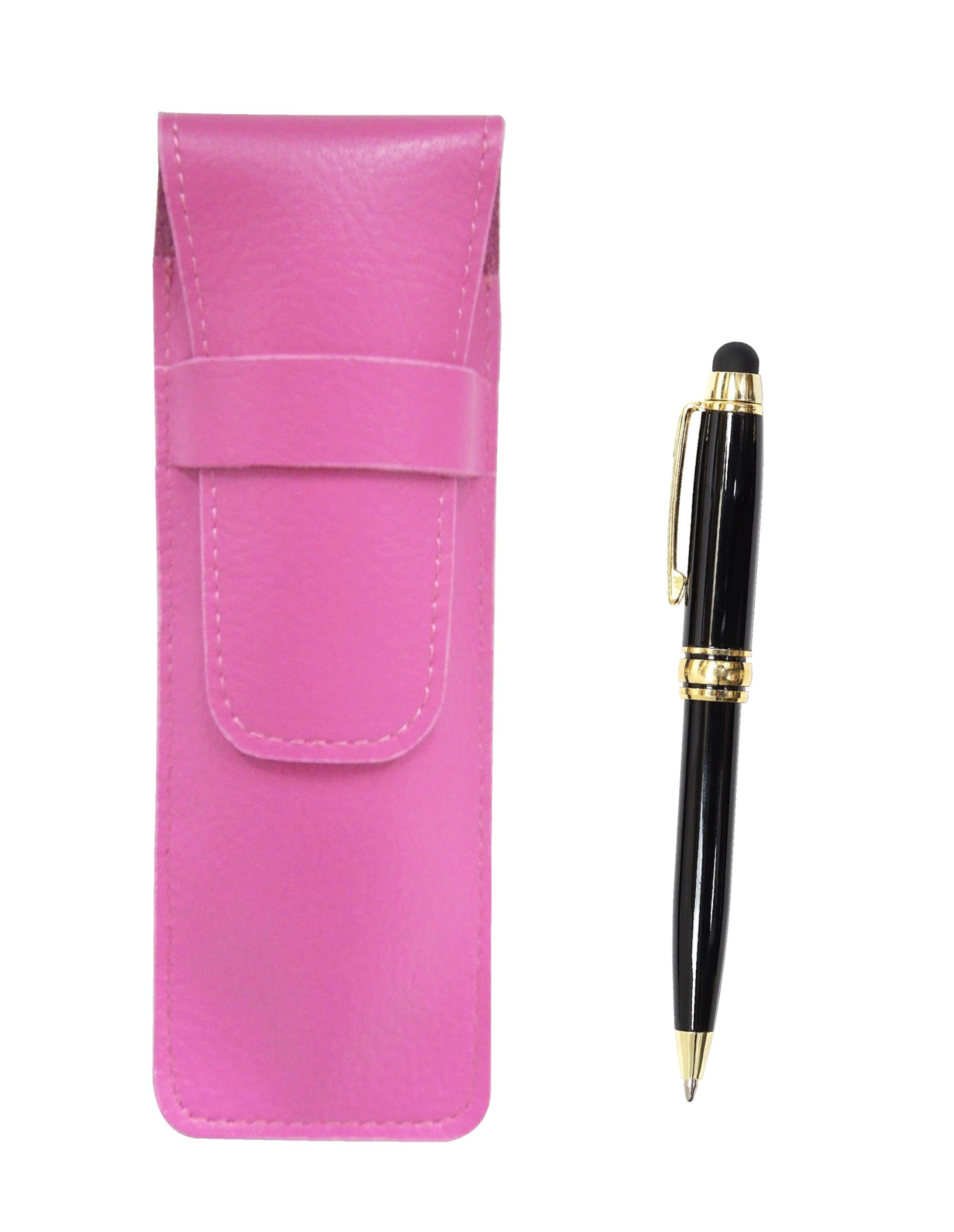 Pink grain leather pencil case smartphone touch metal mini retro rotating ballpoint pen set SASP-TK66A
Pink grain leather pencil case smartphone touch metal mini retro rotating ballpoint pen set SASP-TK66A
