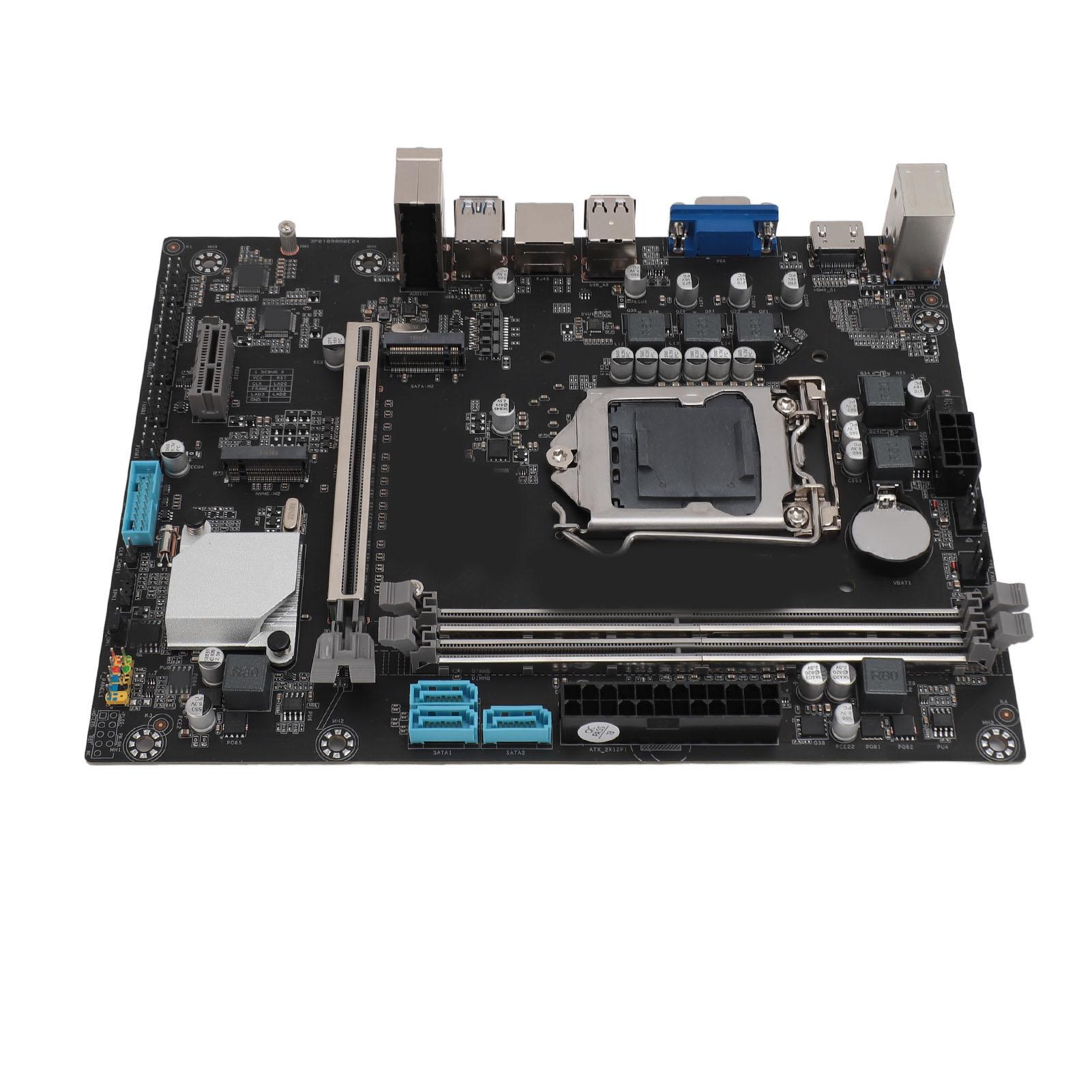 Материнська плата H310M K DDR4 M ATX LGA 1155 двоканальний NVME M.2 USB 3.0 SATA 3.0 порти для процесорів I3 I5 I7
Материнська плата H310M K DDR4 M ATX LGA 1155 двоканальний NVME M.2 USB 3.0 SATA 3.0 порти для процесорів I3 I5 I7