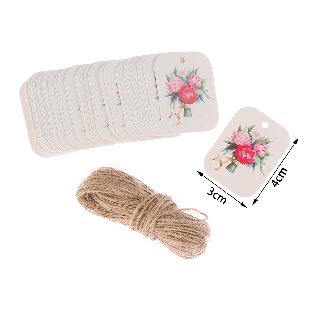 50PCS Flower Gift Wrapping Garment Wrapping Supplies Valentine s Day Label Kraft Tag Paper Labels Hang Tags
50PCS Flower Gift Wrapping Garment Wrapping Supplies Valentine s Day Label Kraft Tag Paper Labels Hang Tags