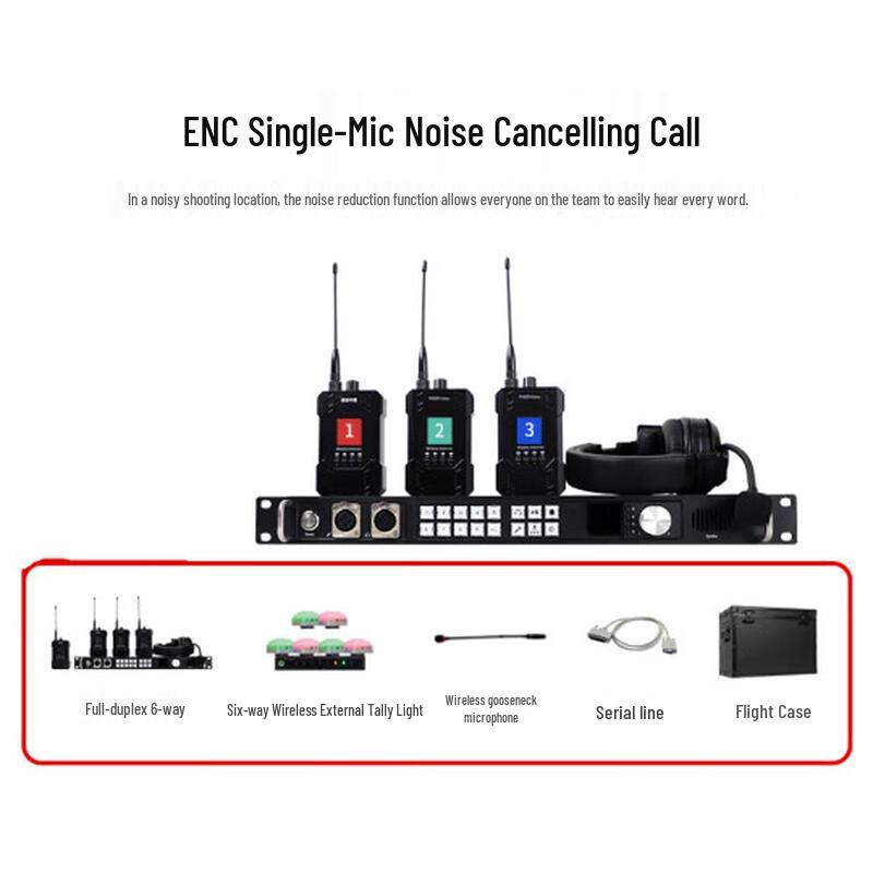 TYS Vision TY-910MAX Wireless Director Intercom System
TYS Vision TY-910MAX Wireless Director Intercom System