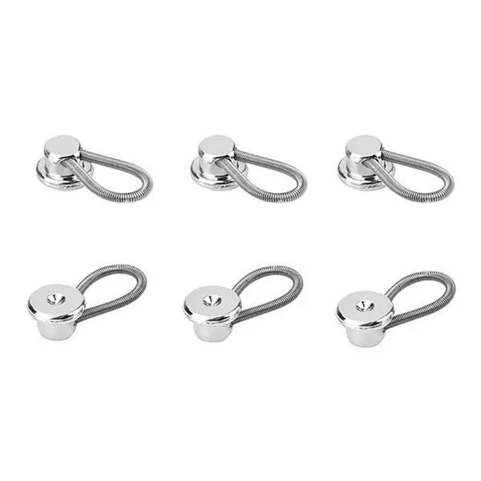 10mm Metal Elastic Collar Extender Button Extender, Used For Shirt Dress Trousers Jacket Collar
10mm Metal Elastic Collar Extender Button Extender, Used For Shirt Dress Trousers Jacket Collar