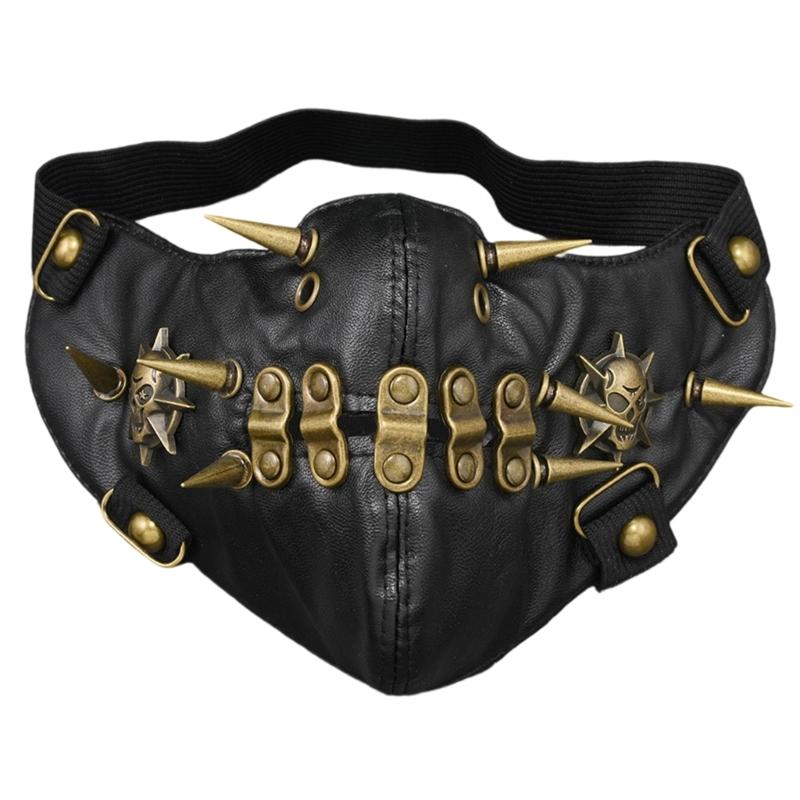 Gothic Punk Spiked Skull Face Mask Stylish costume Accessory Face Covering for Halloween Event and Themed Performances 1
Gothic Punk Spiked Skull Face Mask Stylish costume Accessory Face Covering for Halloween Event and Themed Performances 1