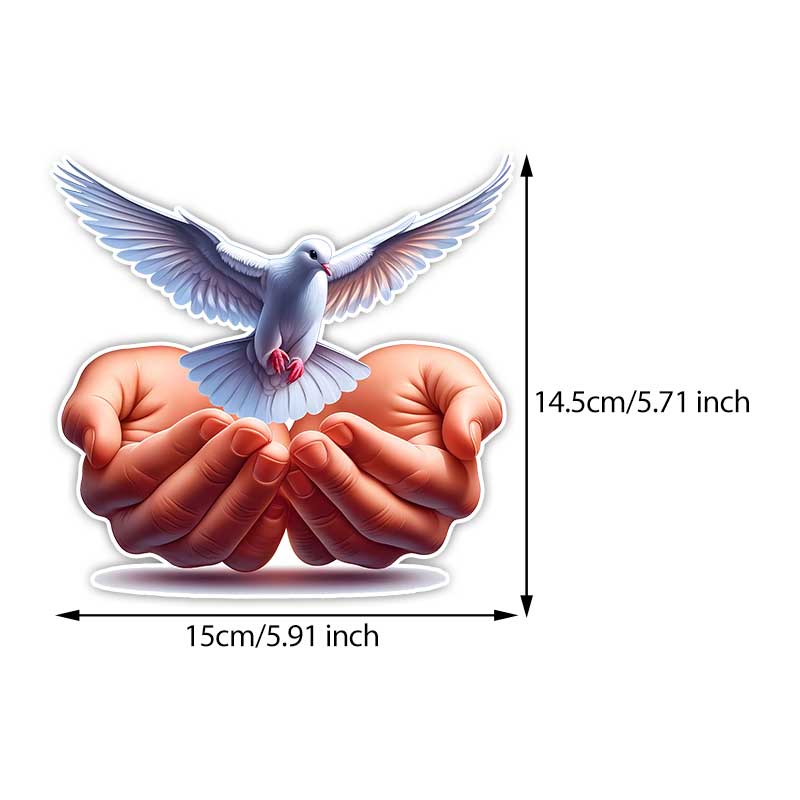 Car Sticker Peaceful Dove Vinyl Decal Waterproof Rear Window Motorcycle Camper Bumper Truck Laptop Decoration TM383 A-15cm Longest Side
Car Sticker Peaceful Dove Vinyl Decal Waterproof Rear Window Motorcycle Camper Bumper Truck Laptop Decoration TM383 A-15cm Longest Side
