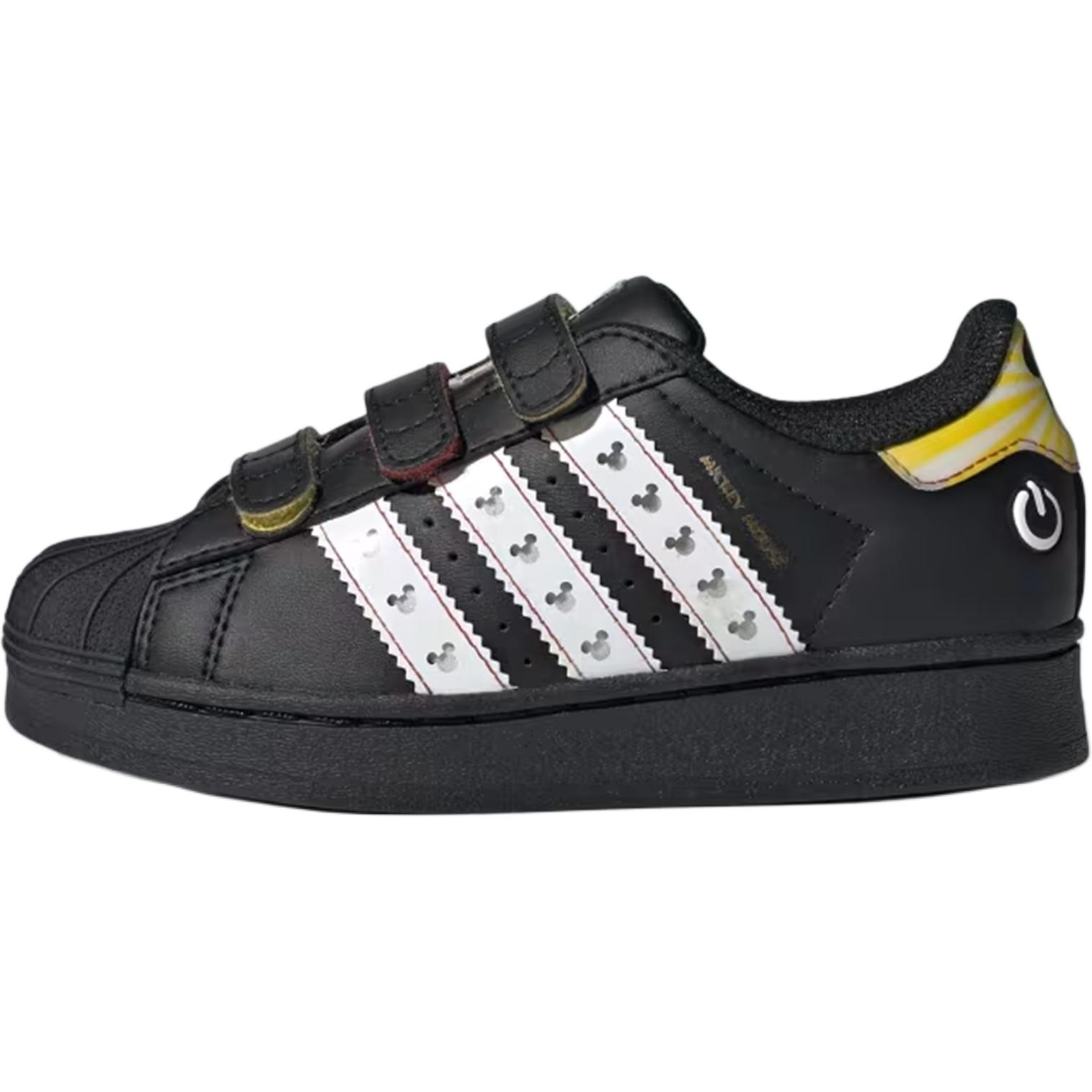 Disney x adidas Superstar LED Lights Comfort Closure K Mickey Mouse Kids Sneakers Black Core-Black Cloud-White JP8087 31½
Disney x adidas Superstar LED Lights Comfort Closure K Mickey Mouse Kids Sneakers Black Core-Black Cloud-White JP8087 31½