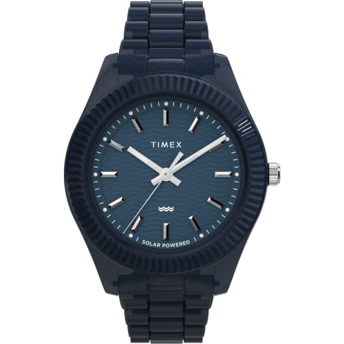 TIMEX Legacy Ocean Solar Watch, Men s, Blue Dial, Recycled Plastic, Mineral Glass, Quartz Movement, TW2W56200
TIMEX Legacy Ocean Solar Watch, Men s, Blue Dial, Recycled Plastic, Mineral Glass, Quartz Movement, TW2W56200