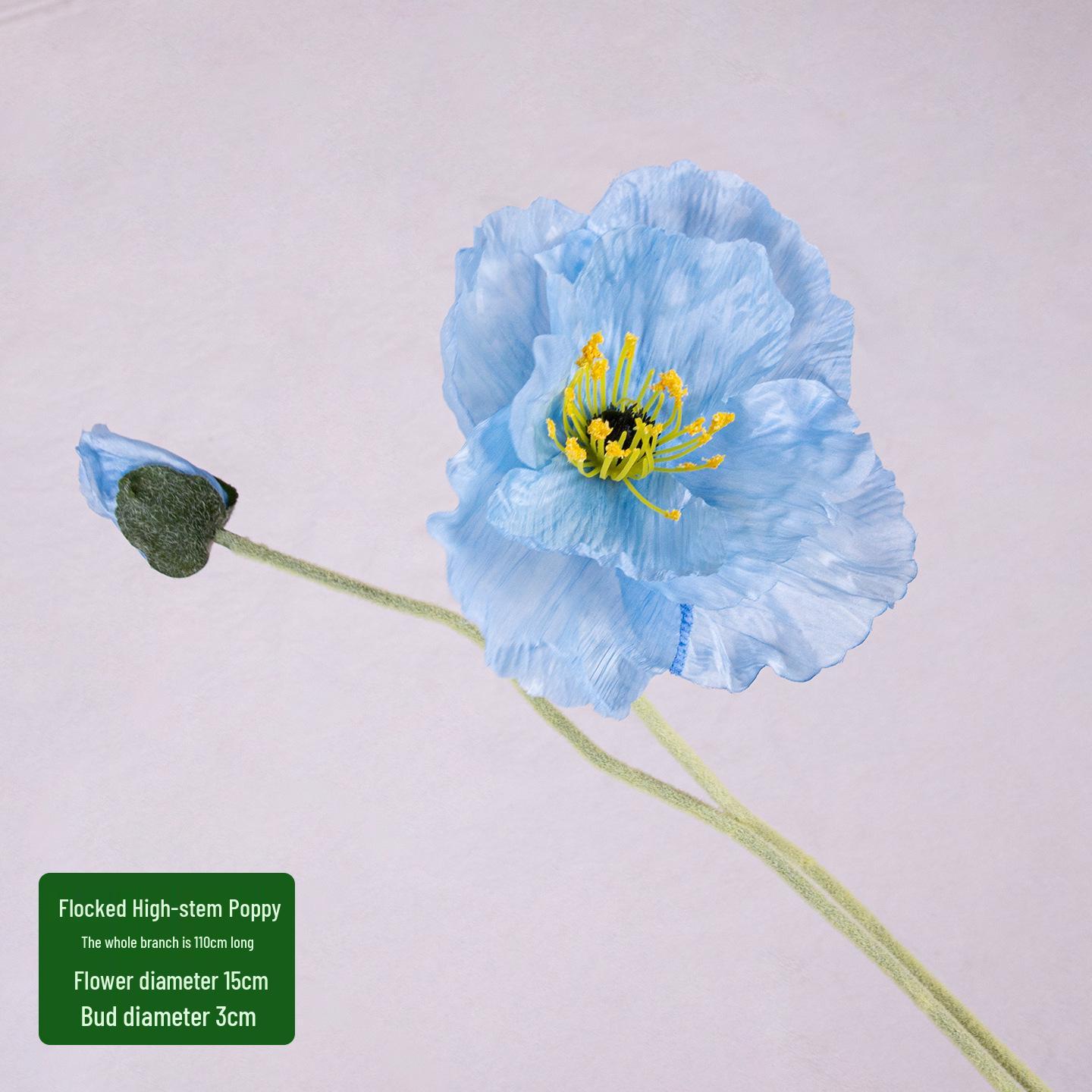 Large Flocked Silk Poppy Artificial Flower for Home or Venue Decoration, Floor Standing Prop
Large Flocked Silk Poppy Artificial Flower for Home or Venue Decoration, Floor Standing Prop
