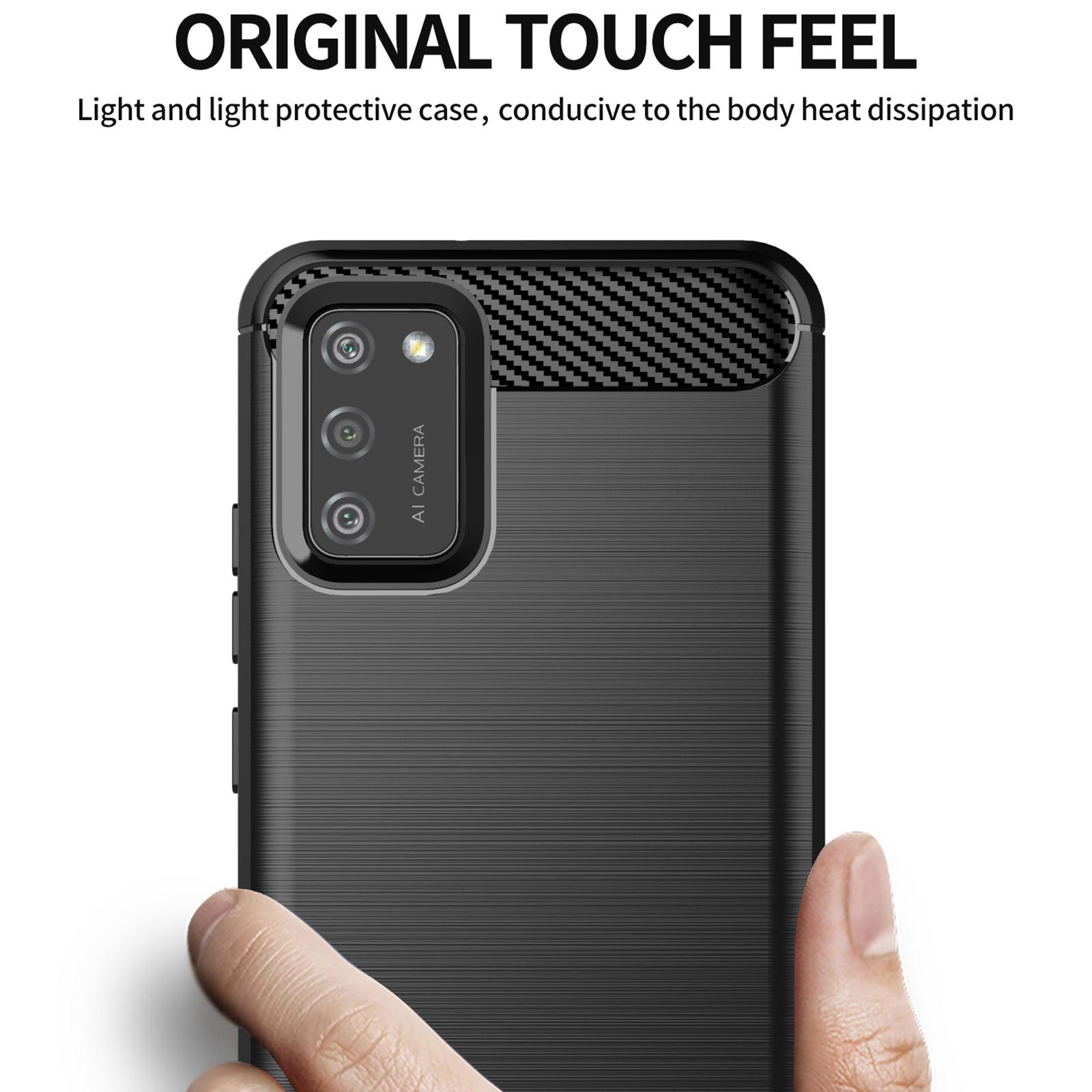 1.8mm Brushed Surface TPU Case Air Bag Buffering Corners Carbon Fiber Texture Phone Protective Cover for Samsung Galaxy A02s (164.2x75.9x9.1mm) Black
1.8mm Brushed Surface TPU Case Air Bag Buffering Corners Carbon Fiber Texture Phone Protective Cover for Samsung Galaxy A02s (164.2x75.9x9.1mm) Black