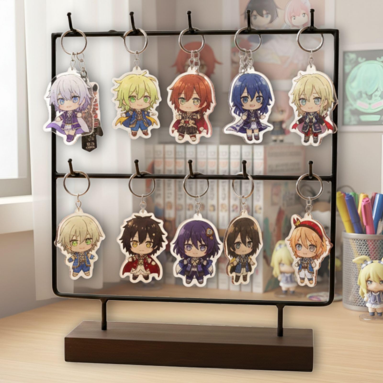 Leap Raupe Accessory Jewelry Storage and Display 2 Tiers Stand, Desktop, Keychain, Necklace, Stand, (Black) чорний
Leap Raupe Accessory Jewelry Storage and Display 2 Tiers Stand, Desktop, Keychain, Necklace, Stand, (Black) чорний