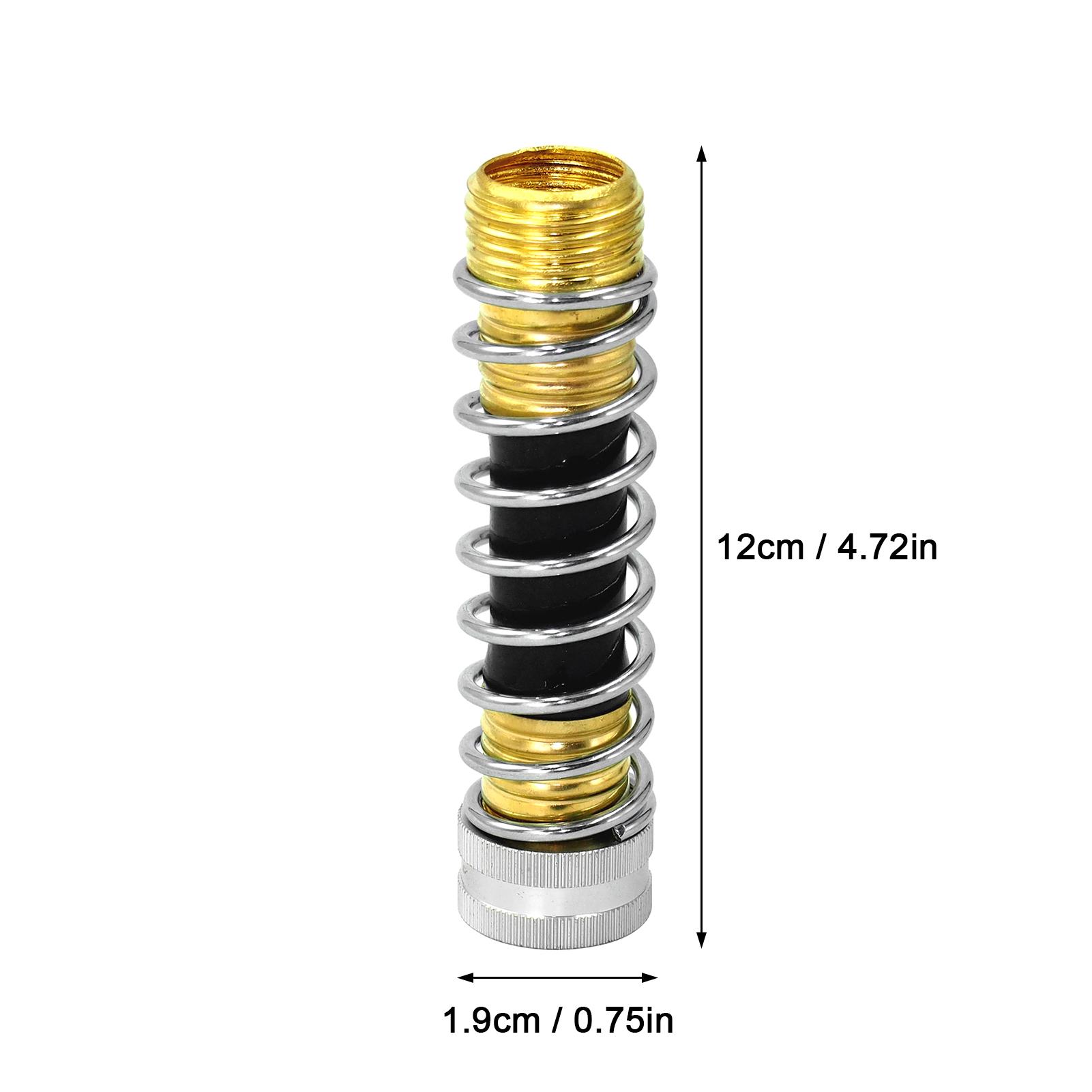 Garden Hose Extension Adapter with Coil Spring 3/4in Water Hose Kink Protector for Yard Lawn Agriculture Irrigation Car Washing чорний
Garden Hose Extension Adapter with Coil Spring 3/4in Water Hose Kink Protector for Yard Lawn Agriculture Irrigation Car Washing чорний