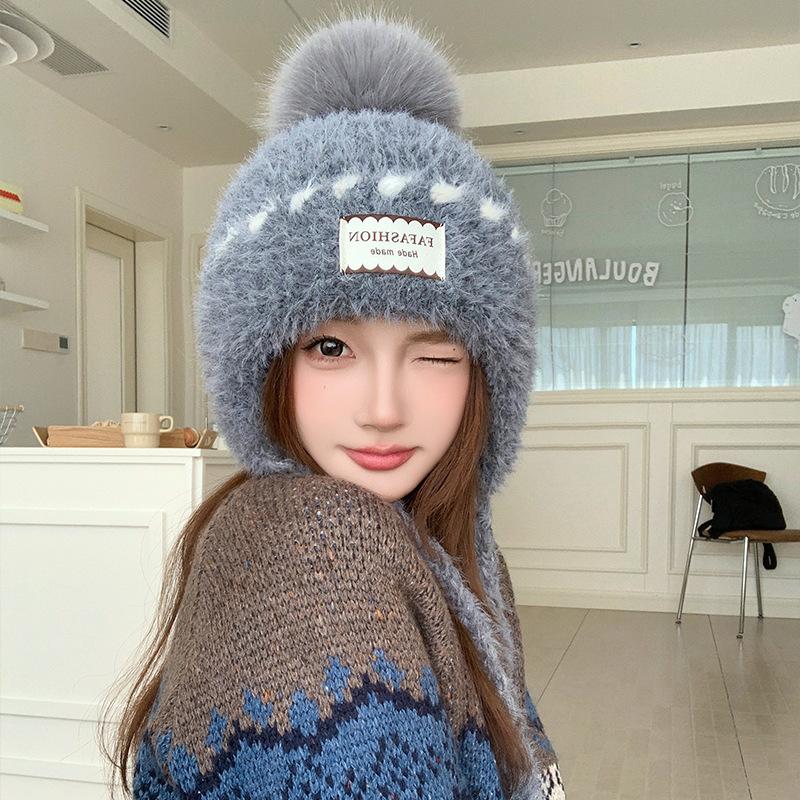 Cute plush seasonal plush wool hat hat warm sweet hat wool plus winter Lei Feng ear protection thickened One size fits all сірий колір
Cute plush seasonal plush wool hat hat warm sweet hat wool plus winter Lei Feng ear protection thickened One size fits all сірий колір