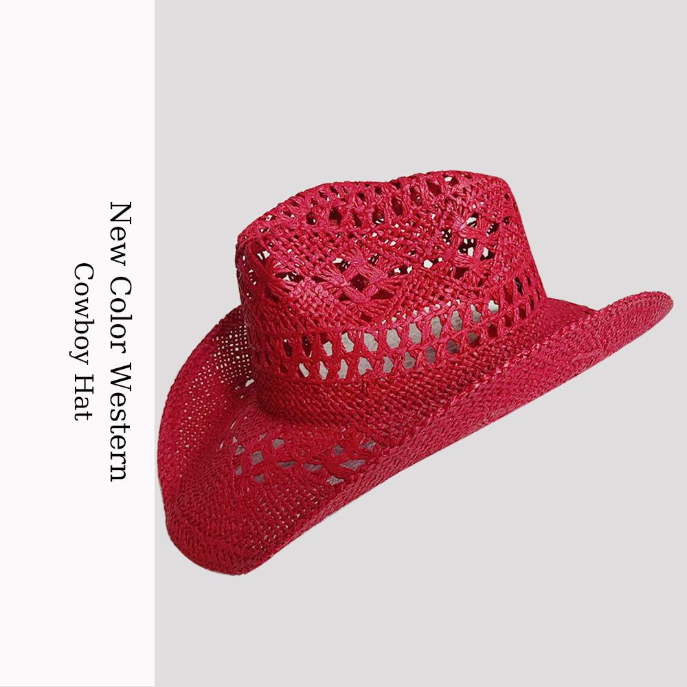 Western cowboy hat double concave straw riding cowboy hat silver accessories men and women classic retro style straw sun hat2026 S56-58cm
Western cowboy hat double concave straw riding cowboy hat silver accessories men and women classic retro style straw sun hat2026 S56-58cm