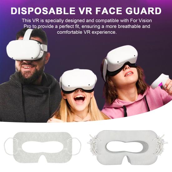100 шт. одноразовые VR-защитные очки для лица, супер мягкие дышащие, не вызывающие раздражения VR-гарнитуры, накладки на глаза, аксессуары Vision Pro
100 шт. одноразовые VR-защитные очки для лица, супер мягкие дышащие, не вызывающие раздражения VR-гарнитуры, накладки на глаза, аксессуары Vision Pro