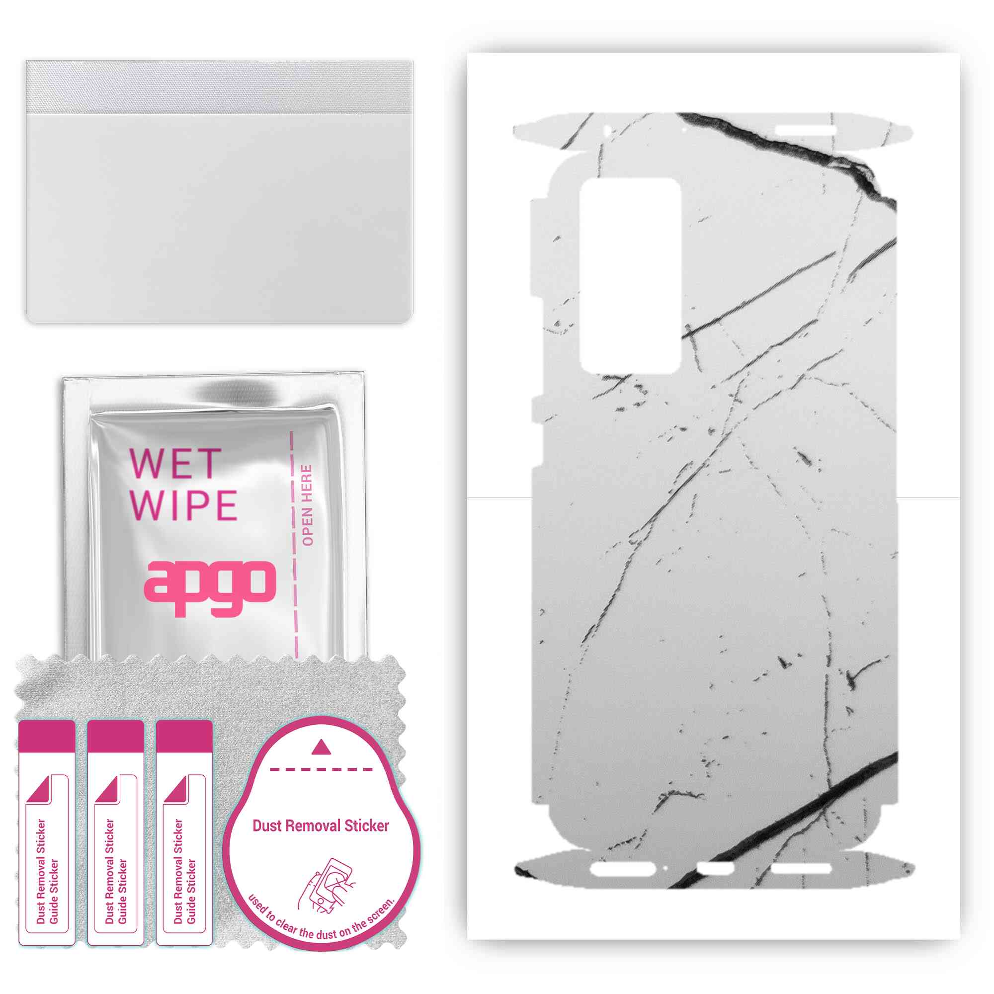 apgo Protective Skin Sticker for the back+sides compatible with Xiaomi 12X, Full Wrap Film, Foil, Vinyl - Pattern White Marble
apgo Protective Skin Sticker for the back+sides compatible with Xiaomi 12X, Full Wrap Film, Foil, Vinyl - Pattern White Marble