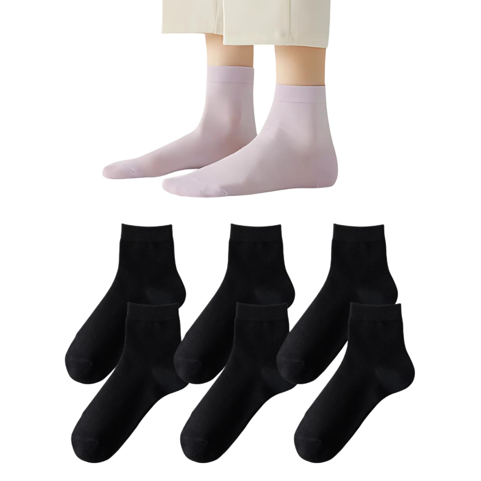 OZBERLI Short 6 6 and Solid Black Free 6 Women s Socks, Pairs, Colors, White, Black, Colors, Cute, Stylish, Casual, Ankle-Length, Thick, Stockings,
OZBERLI Short 6 6 and Solid Black Free 6 Women s Socks, Pairs, Colors, White, Black, Colors, Cute, Stylish, Casual, Ankle-Length, Thick, Stockings,