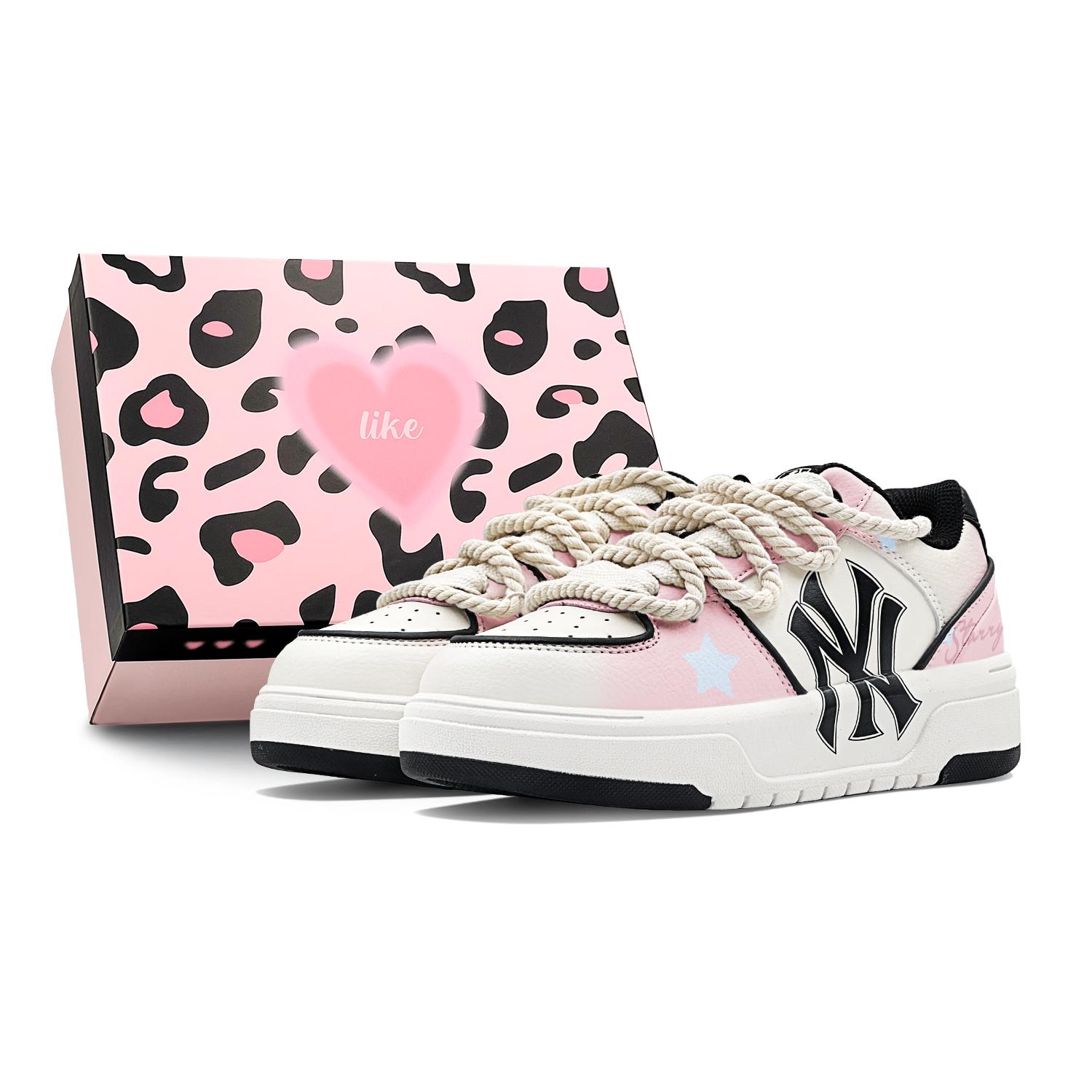 MLB Chunky Liner Abrasion Resistant Slip Resistant Low top Skateboard Shoes Unisex Pink Blue 3ASXCA12N-50WHS(Team1655-) 39
MLB Chunky Liner Abrasion Resistant Slip Resistant Low top Skateboard Shoes Unisex Pink Blue 3ASXCA12N-50WHS(Team1655-) 39