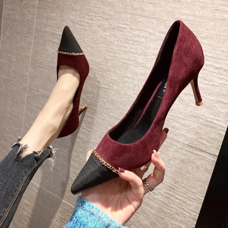 New Trend High Heels Suede Women Shoes Brand Stilettos Pointed Toe Sandals Spring Summer Pumps Dress Party Women Shoes
New Trend High Heels Suede Women Shoes Brand Stilettos Pointed Toe Sandals Spring Summer Pumps Dress Party Women Shoes