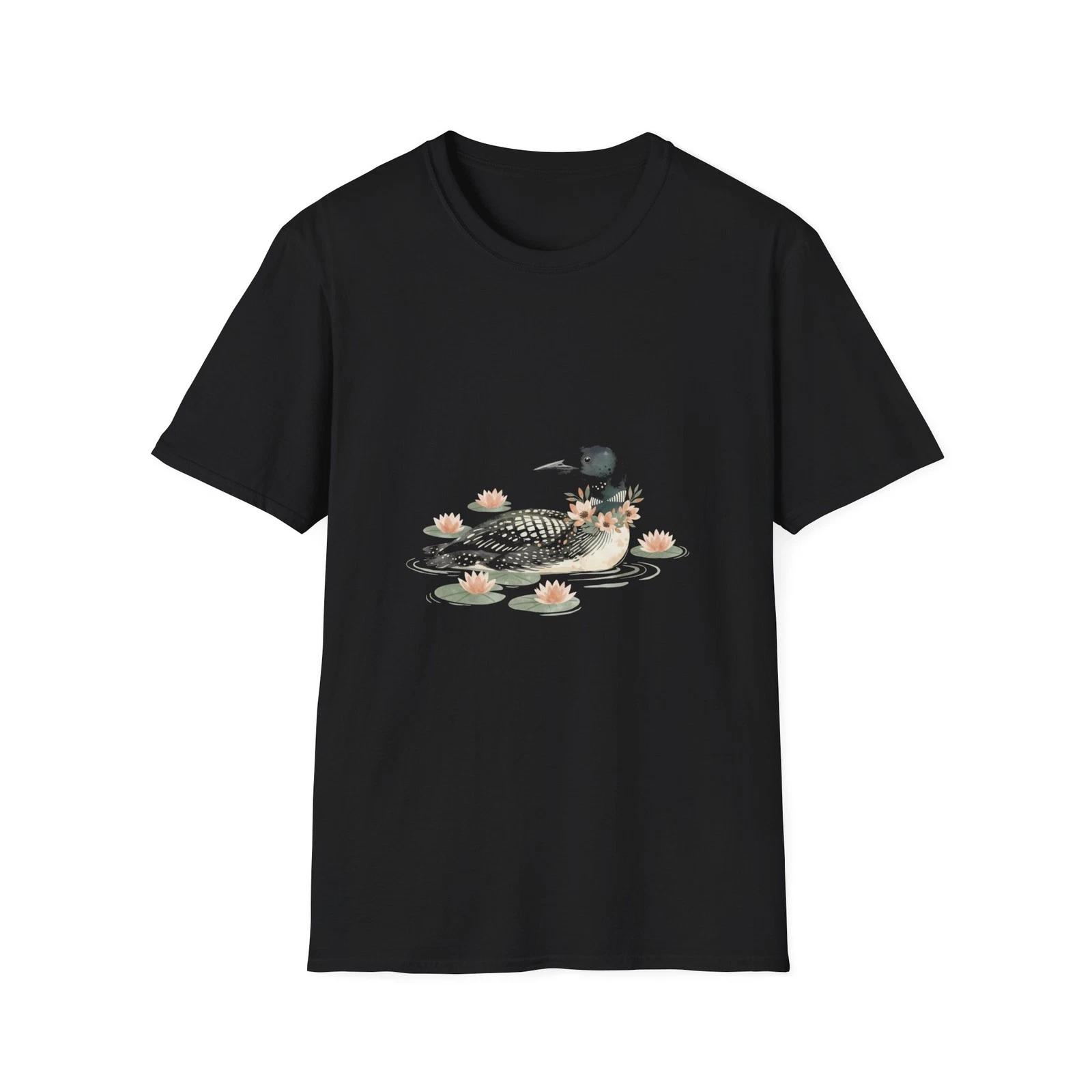 Loon Watercolor Floral Nature Black Tee Boho Aesthetic Graphic T-Shirt 2XL
Loon Watercolor Floral Nature Black Tee Boho Aesthetic Graphic T-Shirt 2XL