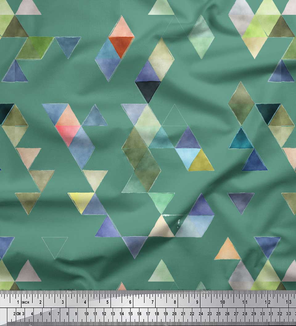 Soimoi Green Japan Crepe Satin Ткань Треугольная художественная ткань с геометрическим принтом на метр 42 дюйма 42 Inch Wide - Poly Crepe зелёный
Soimoi Green Japan Crepe Satin Ткань Треугольная художественная ткань с геометрическим принтом на метр 42 дюйма 42 Inch Wide - Poly Crepe зелёный
