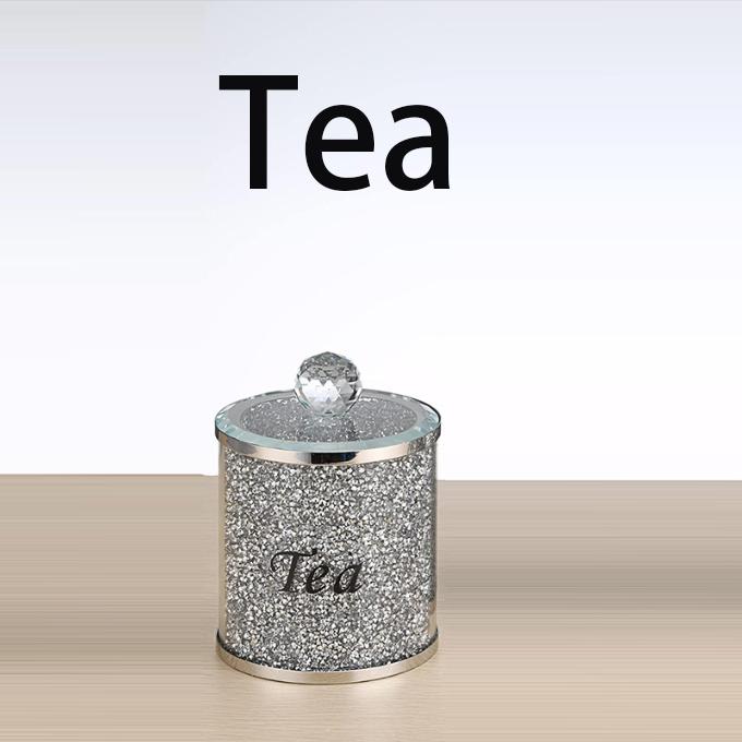 1x Crystal Crushed Diamond Sugar Tea Storage Box Kitchen Storage Glass Jar Container for Home Decor Ornaments Coffee Pot
1x Crystal Crushed Diamond Sugar Tea Storage Box Kitchen Storage Glass Jar Container for Home Decor Ornaments Coffee Pot
