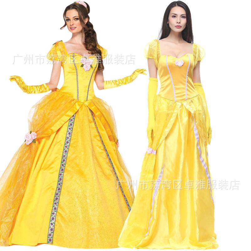 New halloween costume belle princess dress adult beautiful woman and beast belle snow masquerade costume S
New halloween costume belle princess dress adult beautiful woman and beast belle snow masquerade costume S
