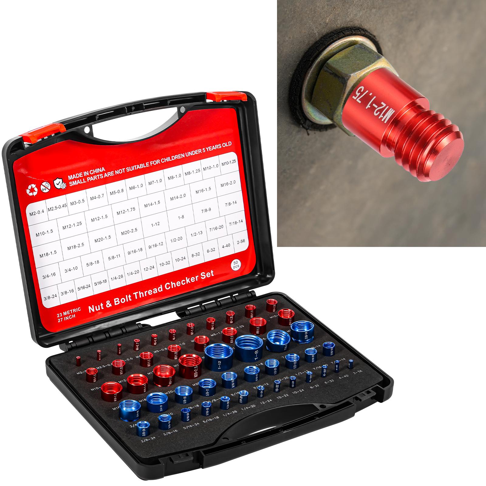 Метрический Имперский Инструмент для Измерения Болтов и Гаек Износостойкий Точный Проверщик Резьбы Гаек и Болтов для Сантехника Машиниста и Мастеров на все руки
Метрический Имперский Инструмент для Измерения Болтов и Гаек Износостойкий Точный Проверщик Резьбы Гаек и Болтов для Сантехника Машиниста и Мастеров на все руки