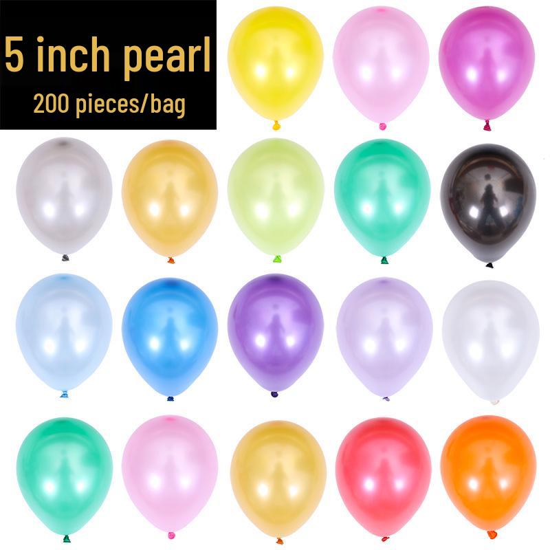 5, 10, 12-Inch Thickened Pearlescent Latex Balloons - Round for Birthday, Party, Wedding Decorations
5, 10, 12-Inch Thickened Pearlescent Latex Balloons - Round for Birthday, Party, Wedding Decorations