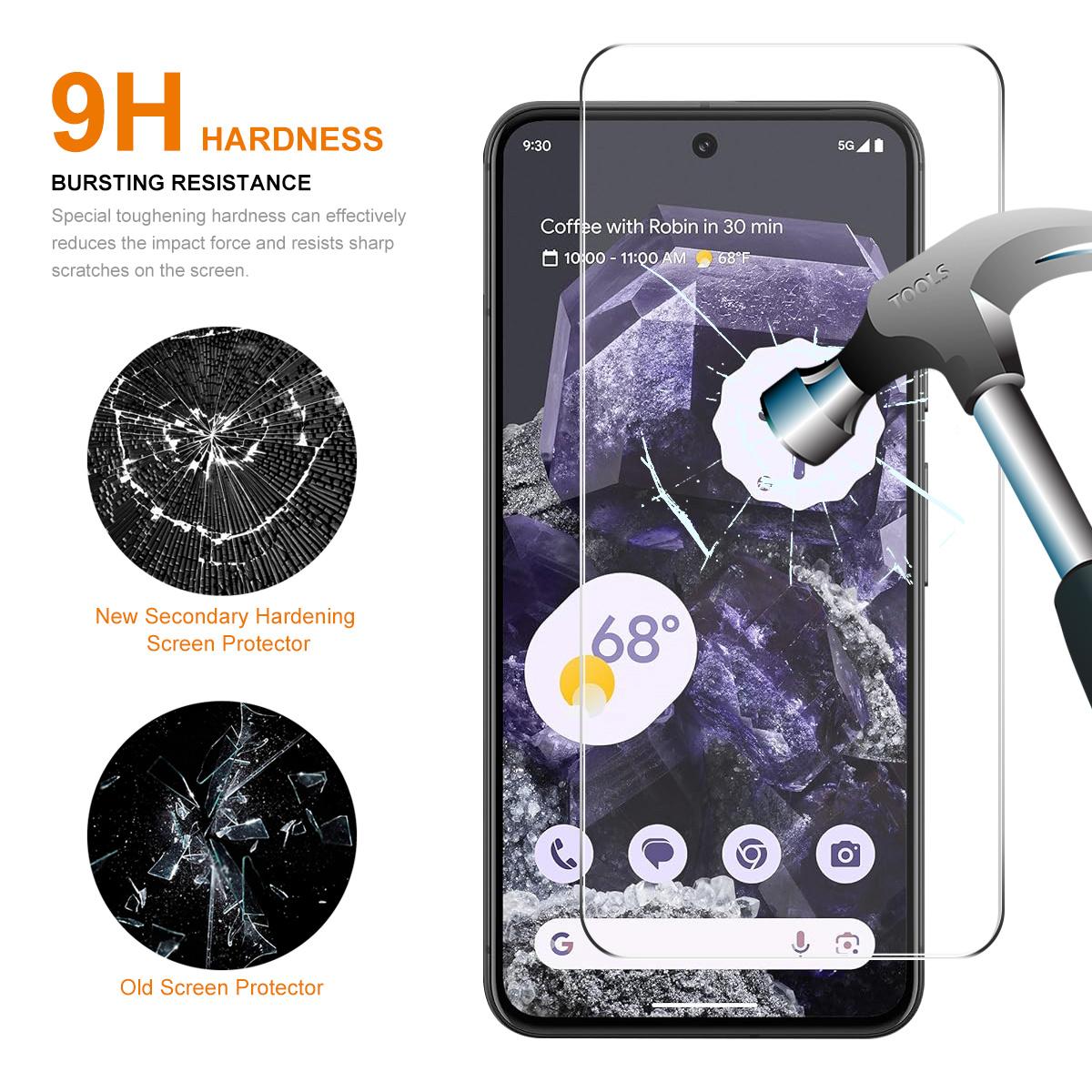 ENKAY HAT PRINCE 10Pcs 0.26mm 9H 2.5D Screen Protector for Google Pixel 8 High Aluminium-silicon Glass Film Type A
ENKAY HAT PRINCE 10Pcs 0.26mm 9H 2.5D Screen Protector for Google Pixel 8 High Aluminium-silicon Glass Film Type A