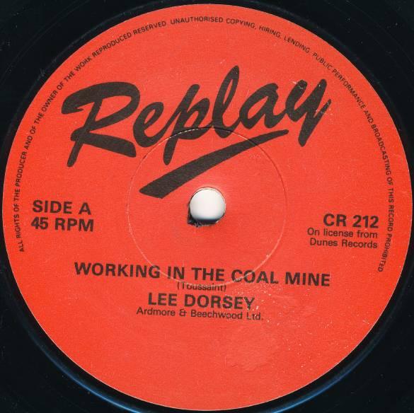 7-дюймовая пластинка LEE DORSEY Working In The Coal Mine CR212 Replay UK SoulFunk Б/у
7-дюймовая пластинка LEE DORSEY Working In The Coal Mine CR212 Replay UK SoulFunk Б/у
