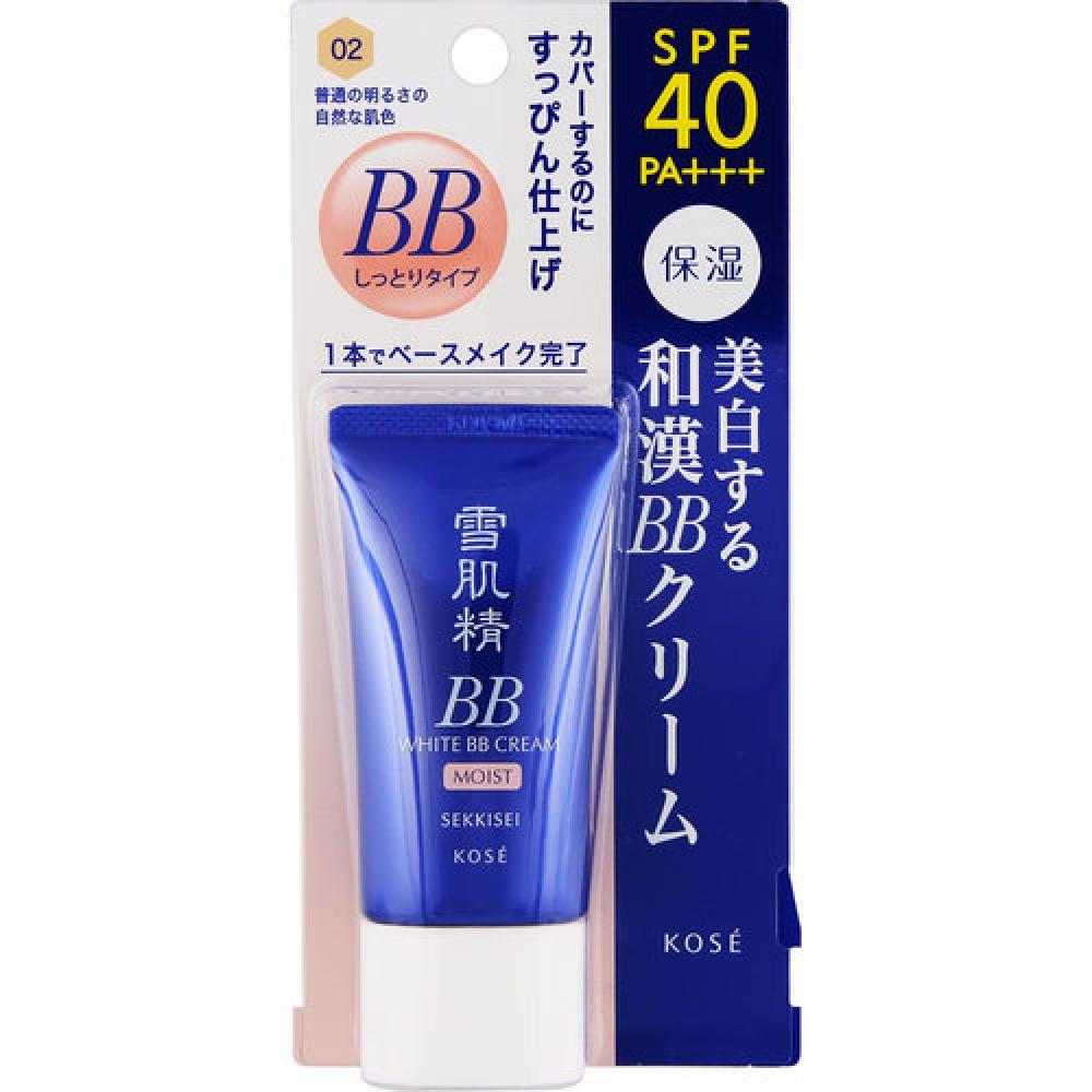 Sekkisei White BB Cream Moist 02 Нормальная яркость естественного цвета кожи 30г
Sekkisei White BB Cream Moist 02 Нормальная яркость естественного цвета кожи 30г